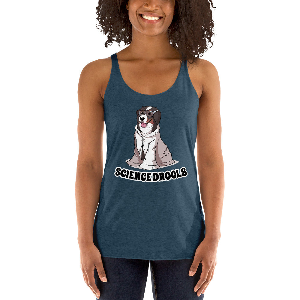 Women's Racerback Tank- Science Drools