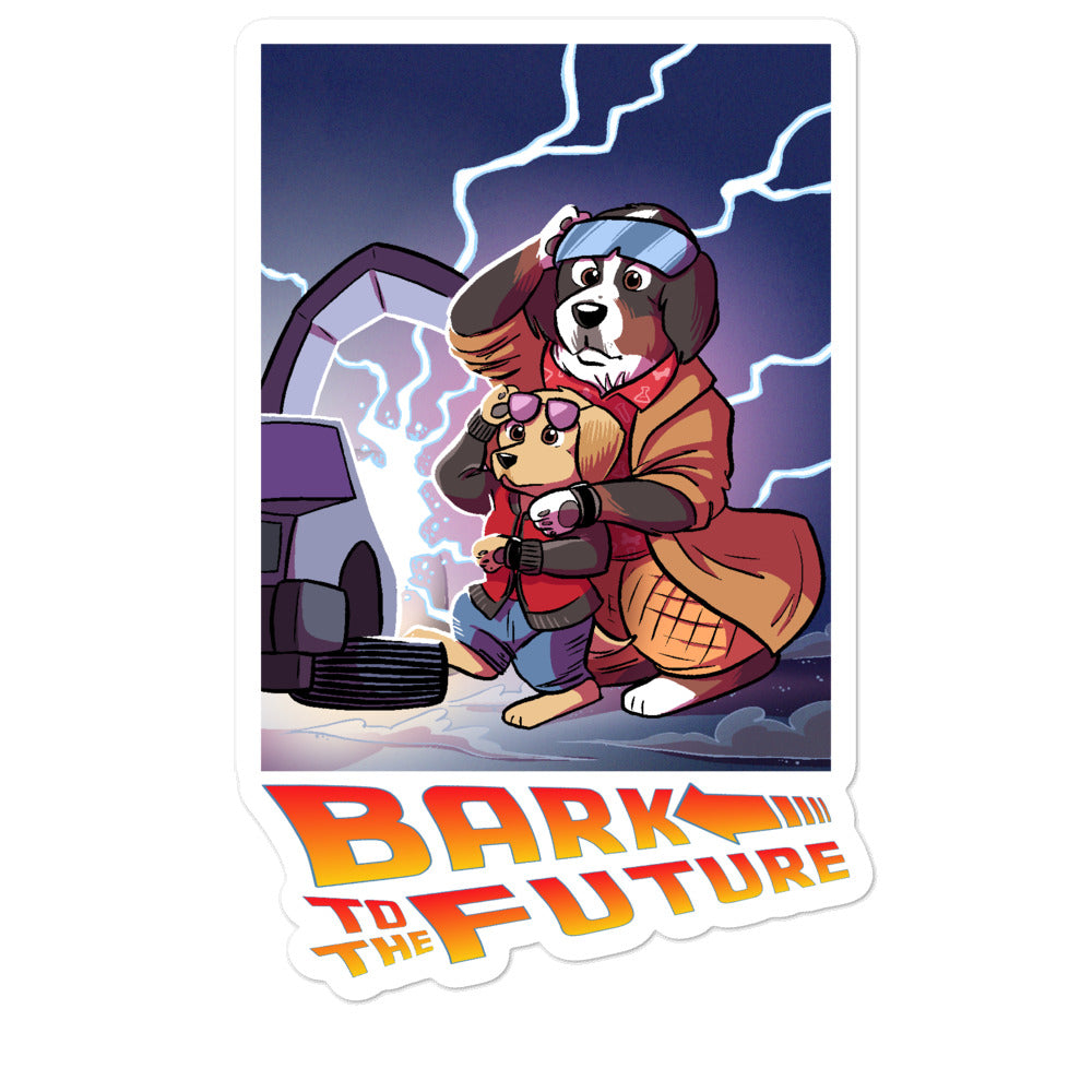 Bubble-free stickers- Bark to the Future