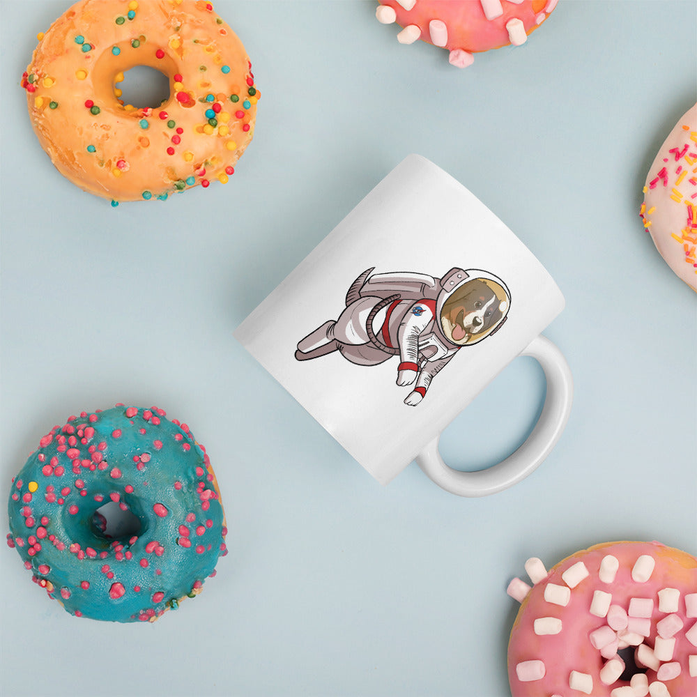 Mug- Space Bunsen- Puppy Aeronautics and Space Administration.