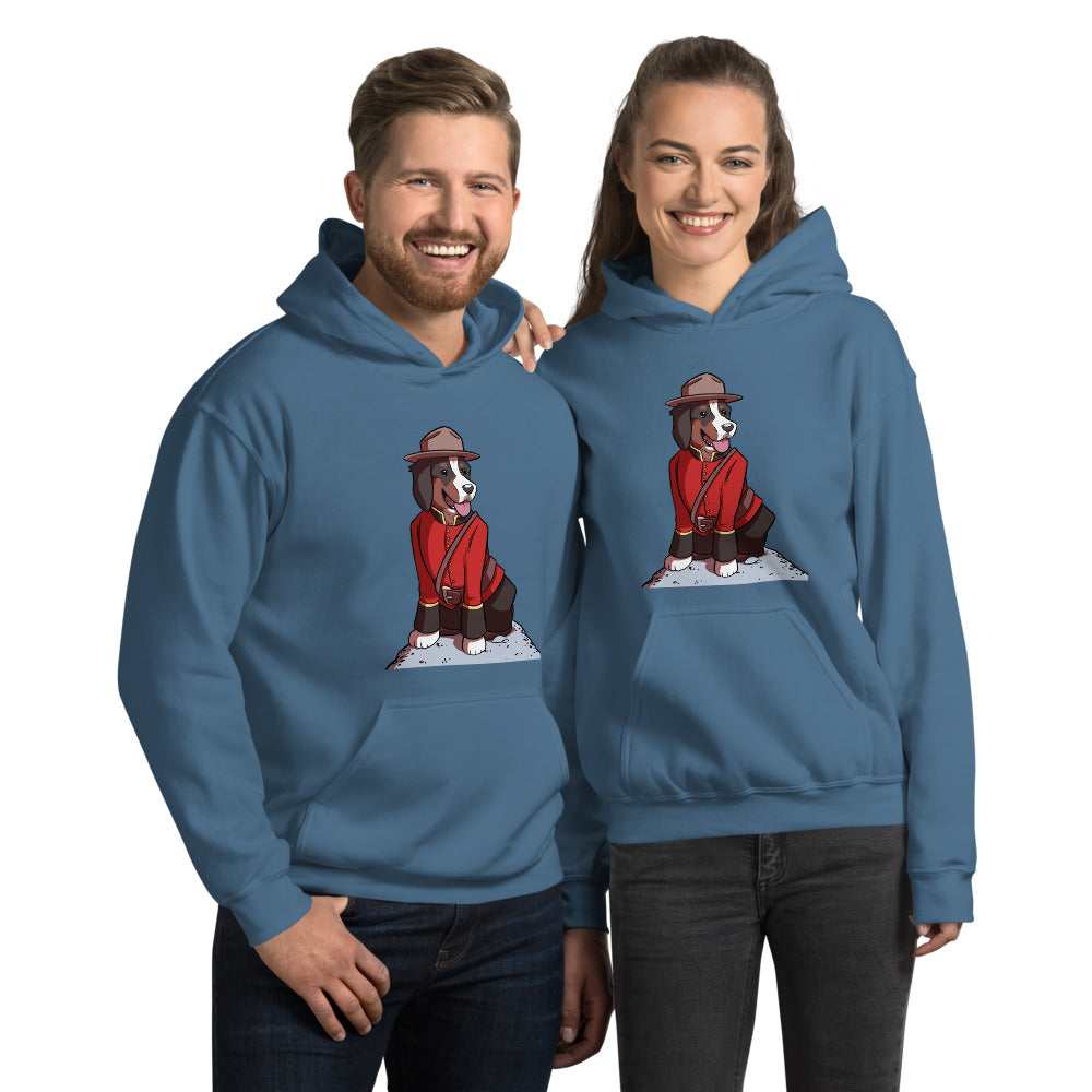 Unisex Hoodie- Just Mountie Bunsen