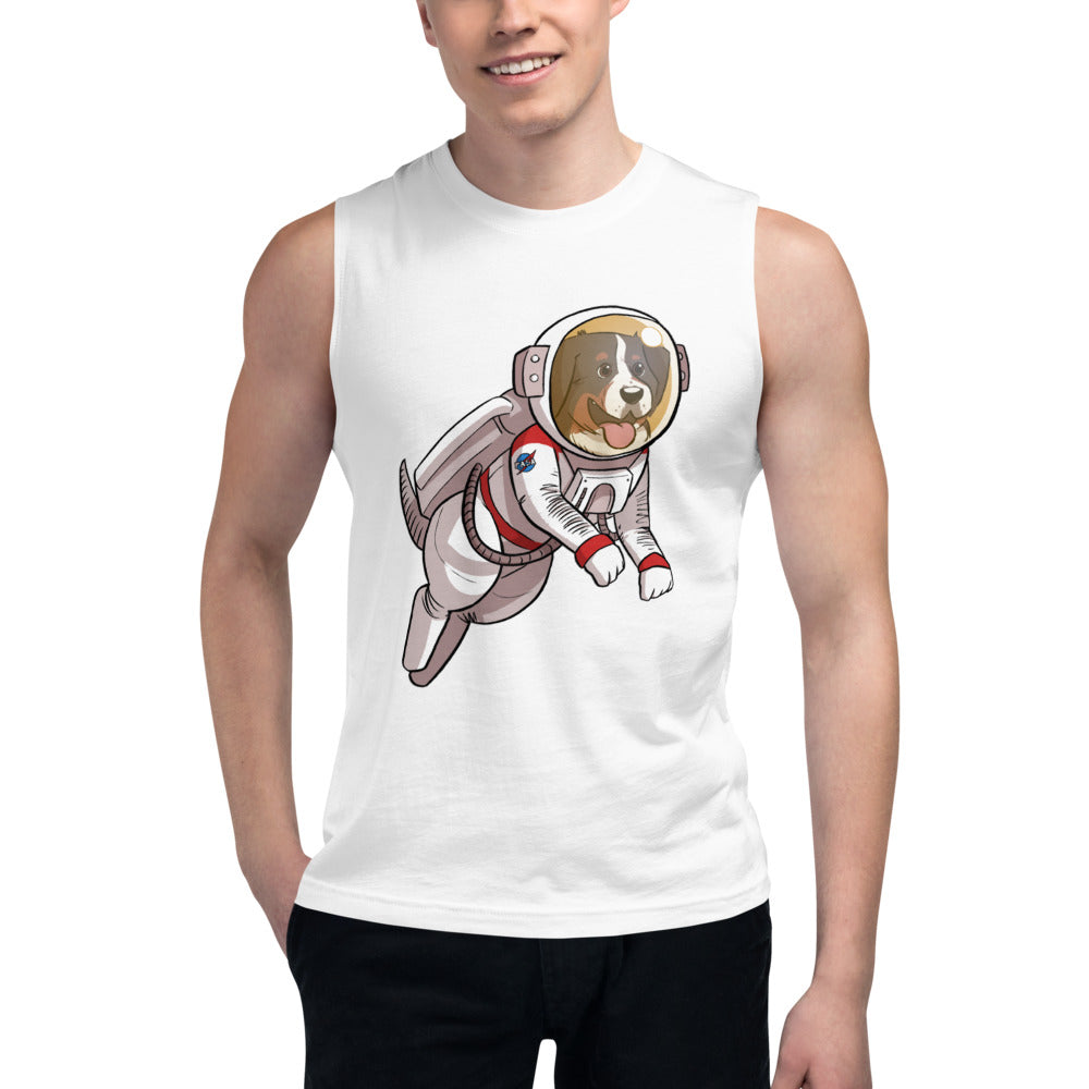 Muscle Shirt- Space Bunsen