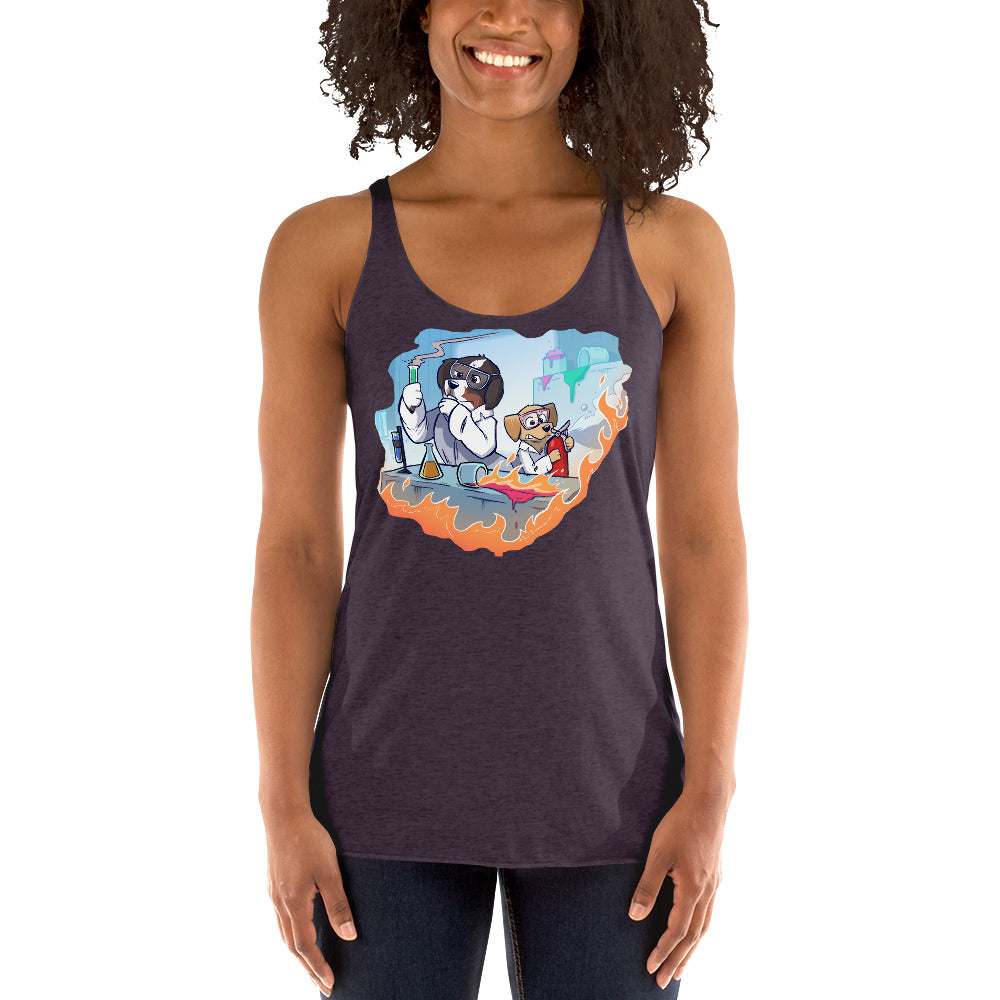 Women's Racerback Tank- Mad Science