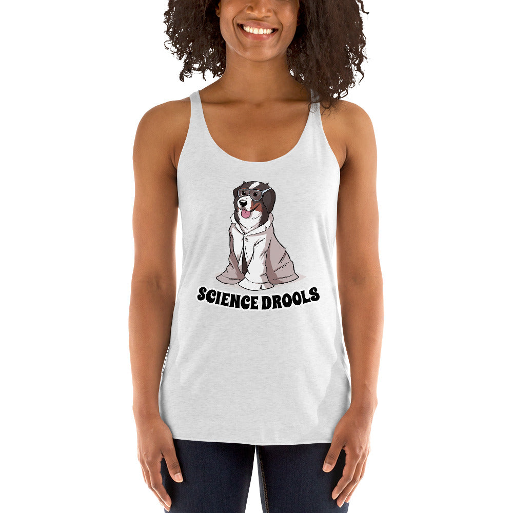 Women's Racerback Tank- Science Drools