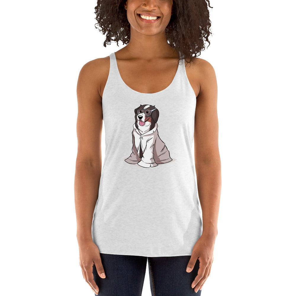 Women's Racerback Tank- Just Bunsen