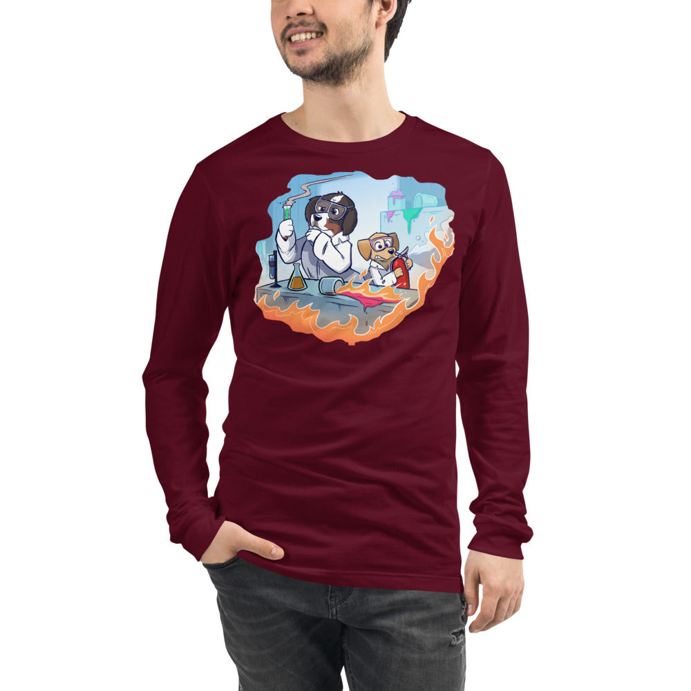 Unisex Long Sleeve Tee- Mad Science