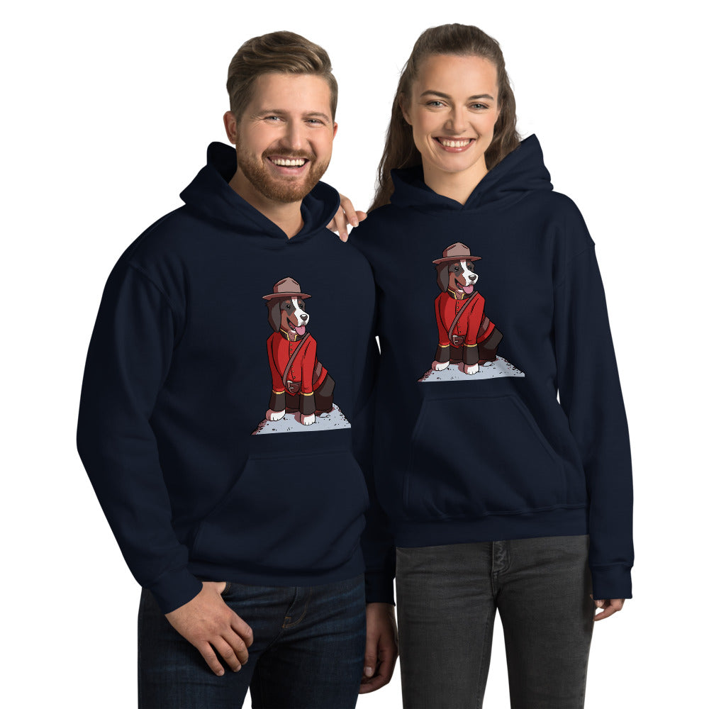 Unisex Hoodie- Just Mountie Bunsen