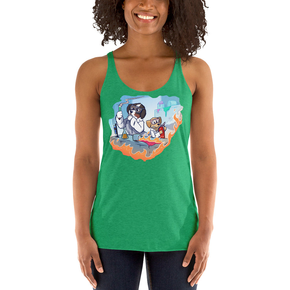 Women's Racerback Tank- Mad Science