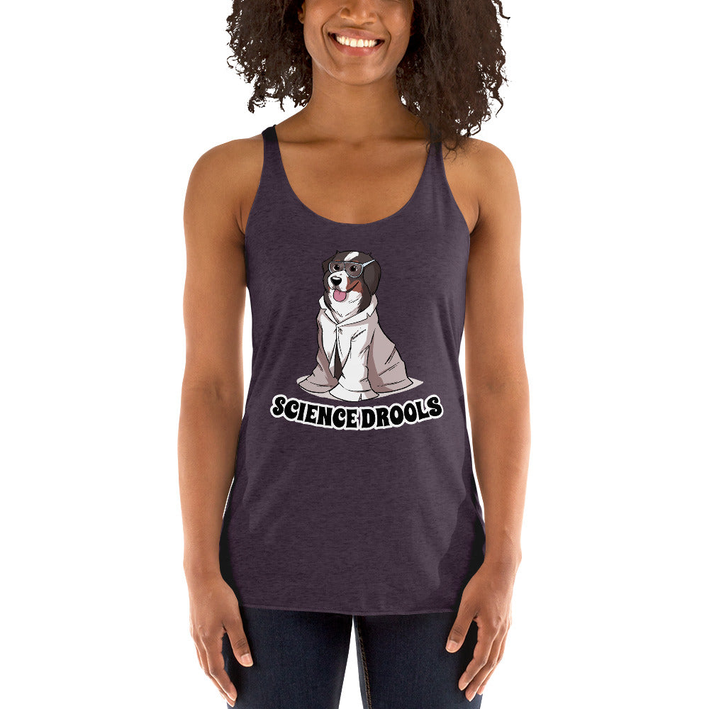 Women's Racerback Tank- Science Drools