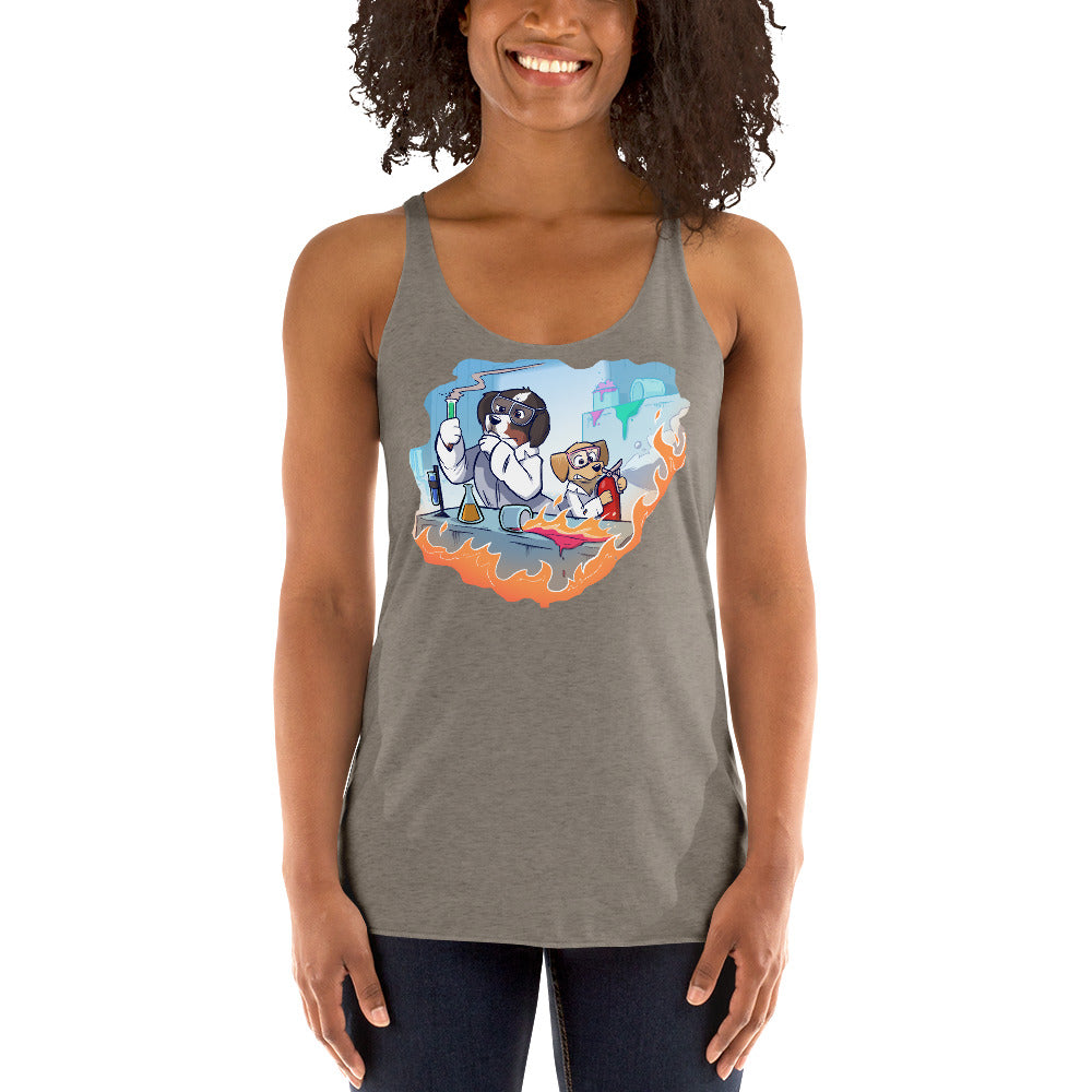 Women's Racerback Tank- Mad Science