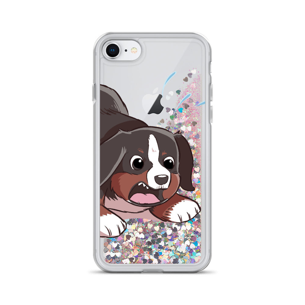 Liquid Glitter Phone Case- Baby Bunsen