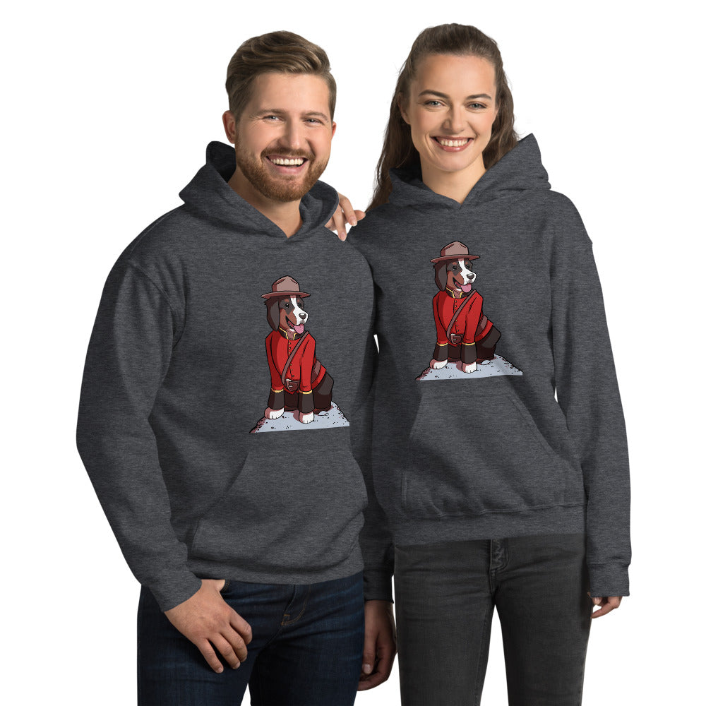 Unisex Hoodie- Just Mountie Bunsen