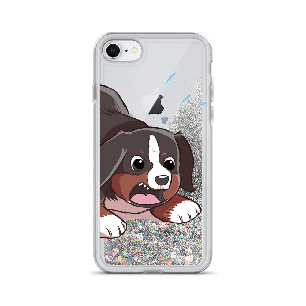 Liquid Glitter Phone Case- Baby Bunsen