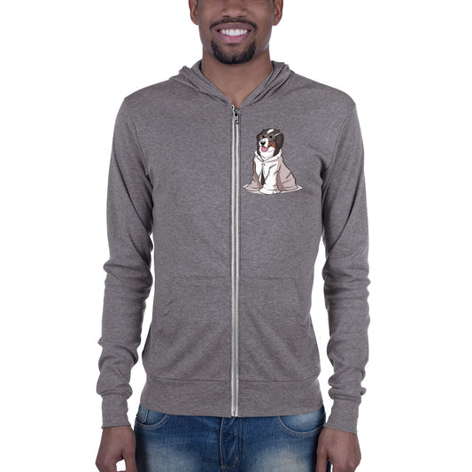 Unisex zip hoodie- Just Bunsen