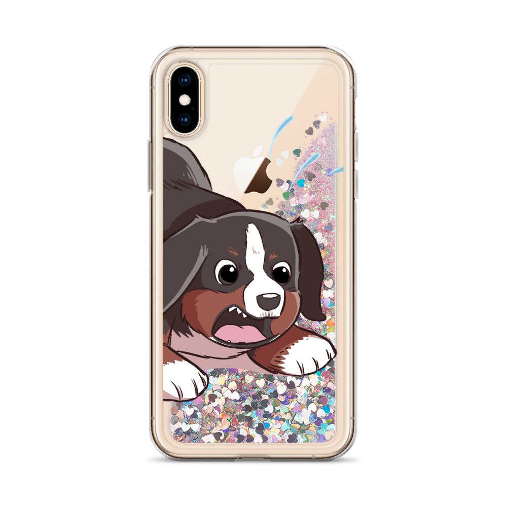 Liquid Glitter Phone Case- Baby Bunsen