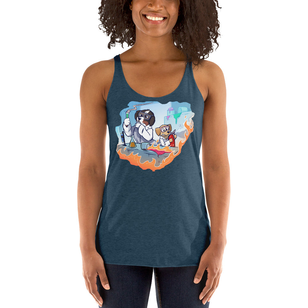 Women's Racerback Tank- Mad Science