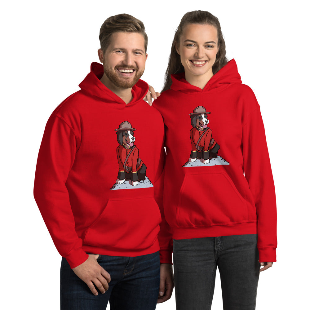 Unisex Hoodie- Just Mountie Bunsen