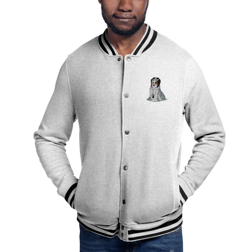 Embroidered Champion Bomber Jacket- Just Bunsen