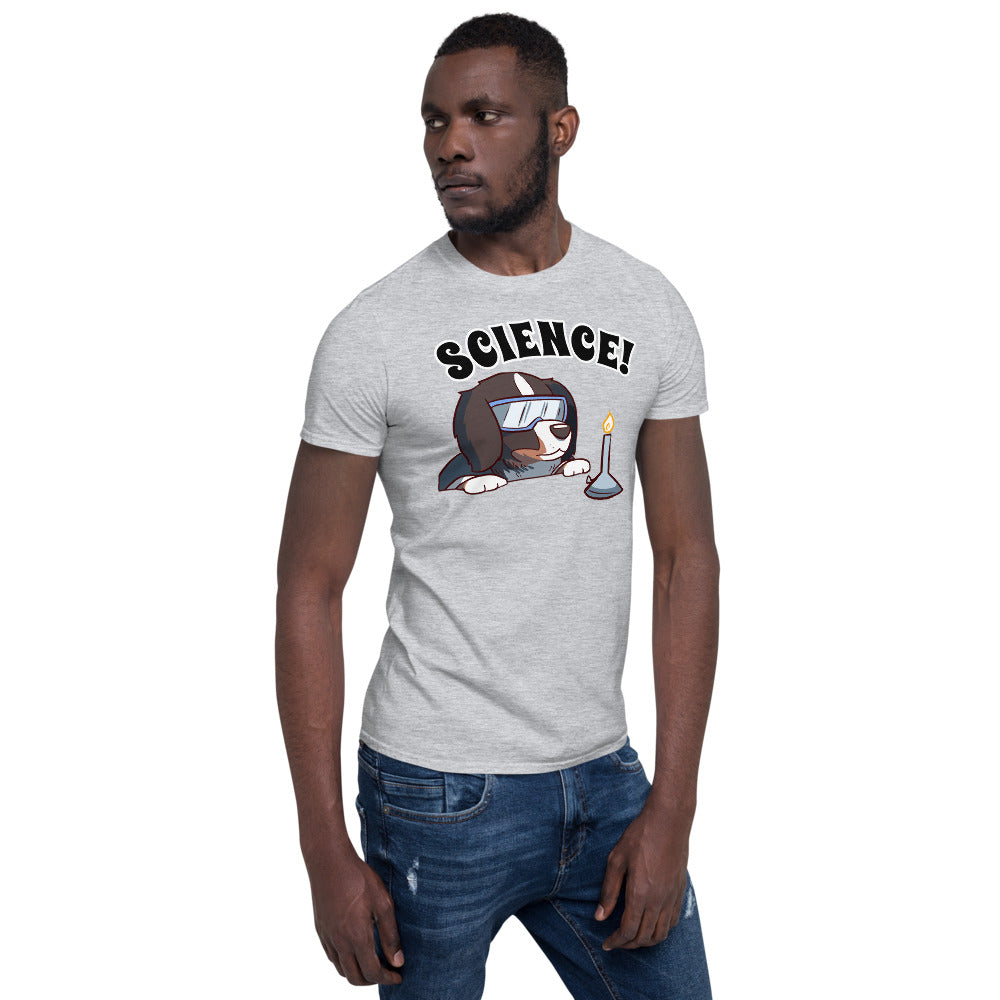 Short-Sleeve Unisex T-Shirt- Bunsen Berner - Science!