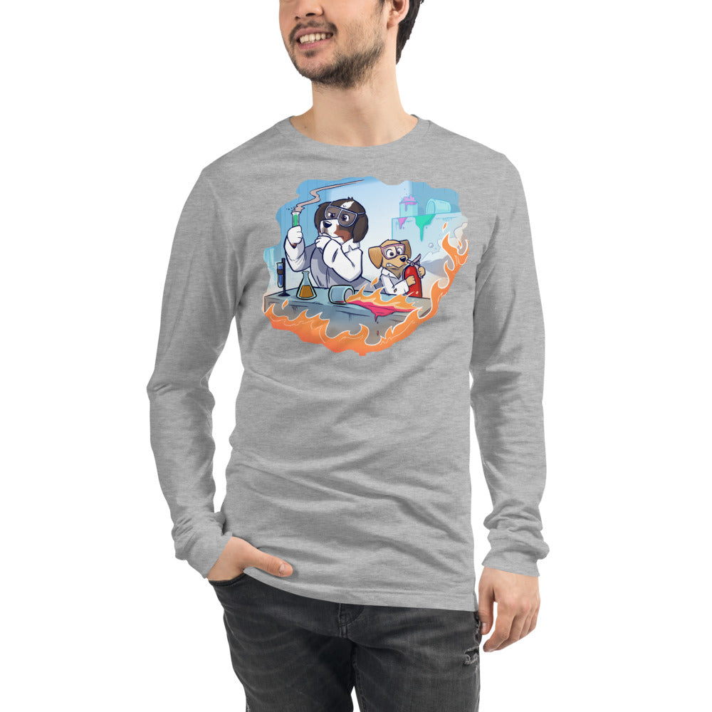 Unisex Long Sleeve Tee- Mad Science