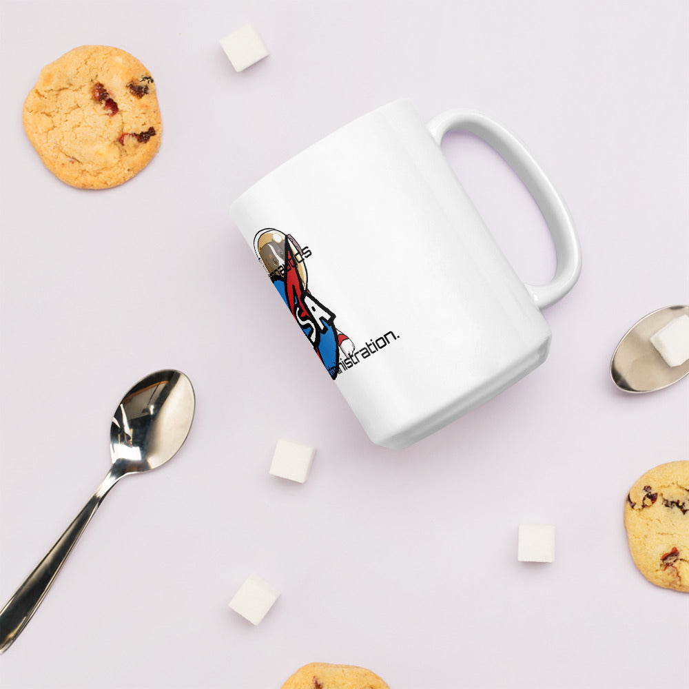 Mug- Space Bunsen- Puppy Aeronautics and Space Administration.
