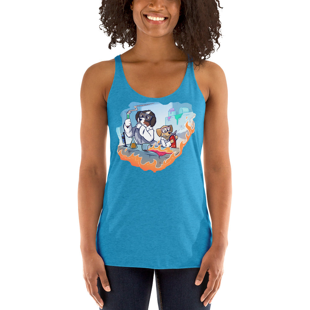 Women's Racerback Tank- Mad Science