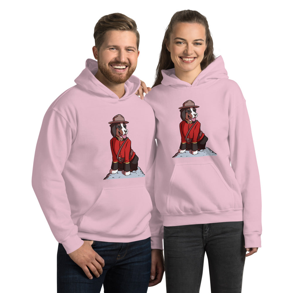 Unisex Hoodie- Just Mountie Bunsen