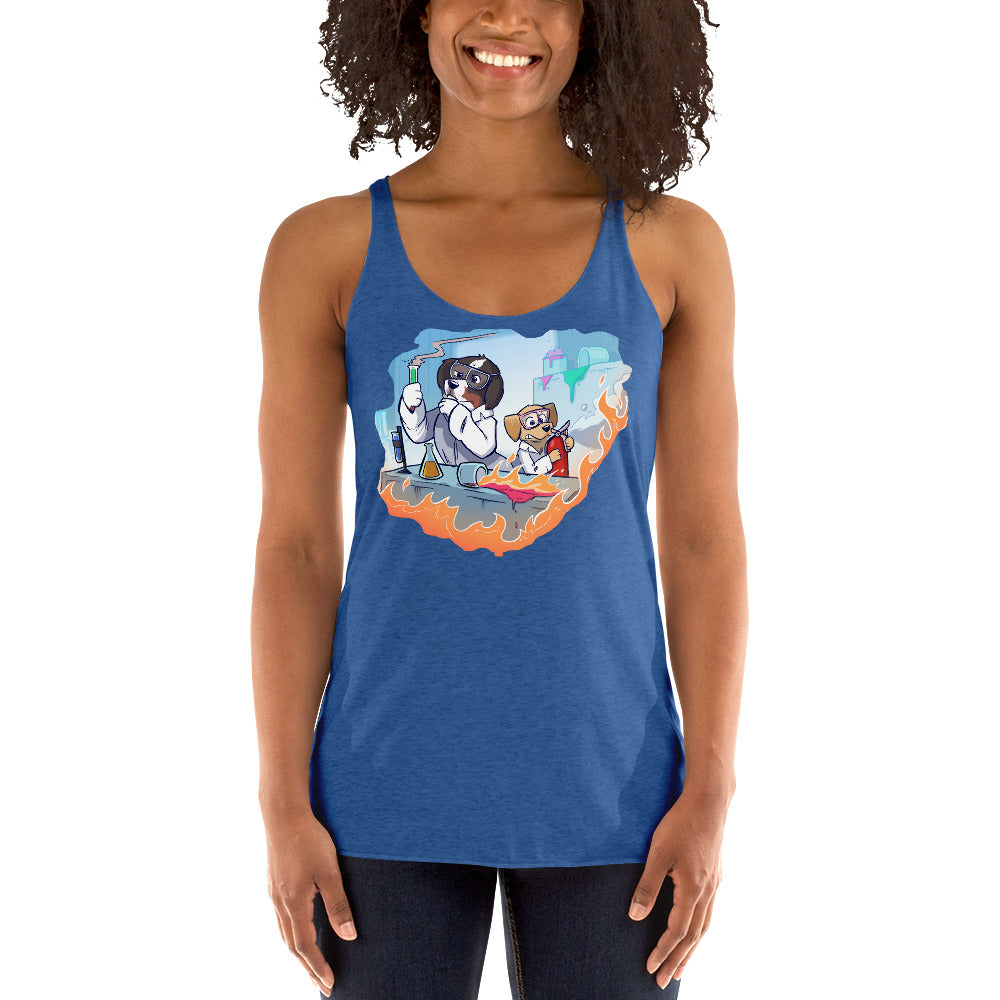Women's Racerback Tank- Mad Science