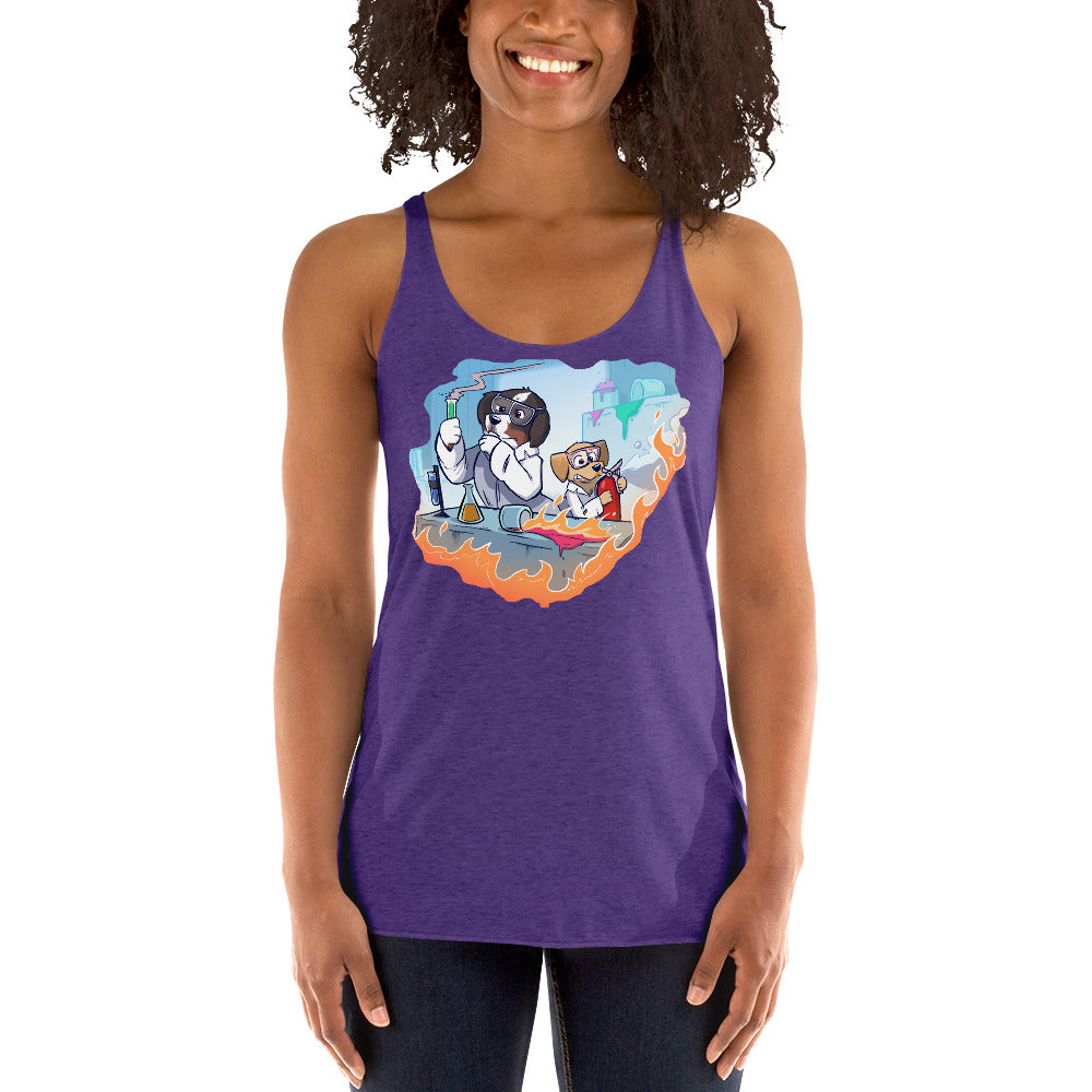 Women's Racerback Tank- Mad Science