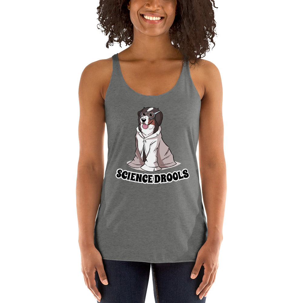 Women's Racerback Tank- Science Drools
