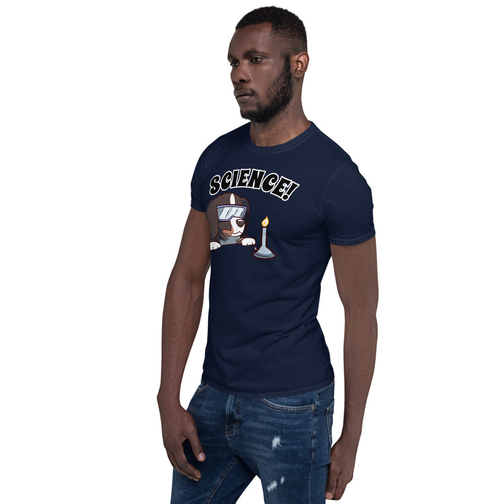 Short-Sleeve Unisex T-Shirt- Bunsen Berner - Science!