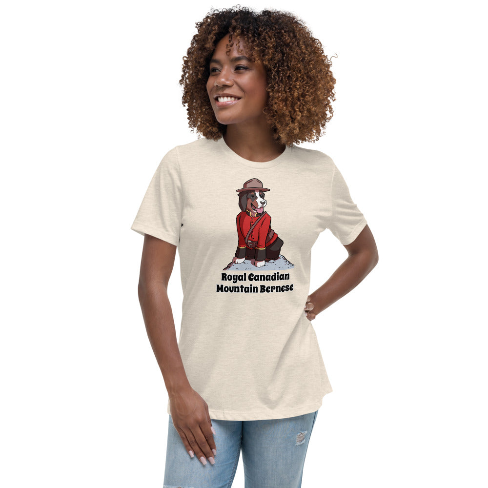 Women's Relaxed T-Shirt- Mountie Bunsen