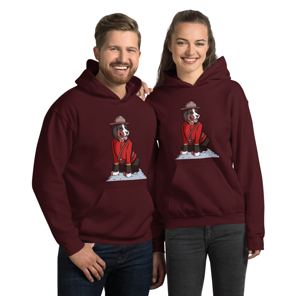 Unisex Hoodie- Just Mountie Bunsen