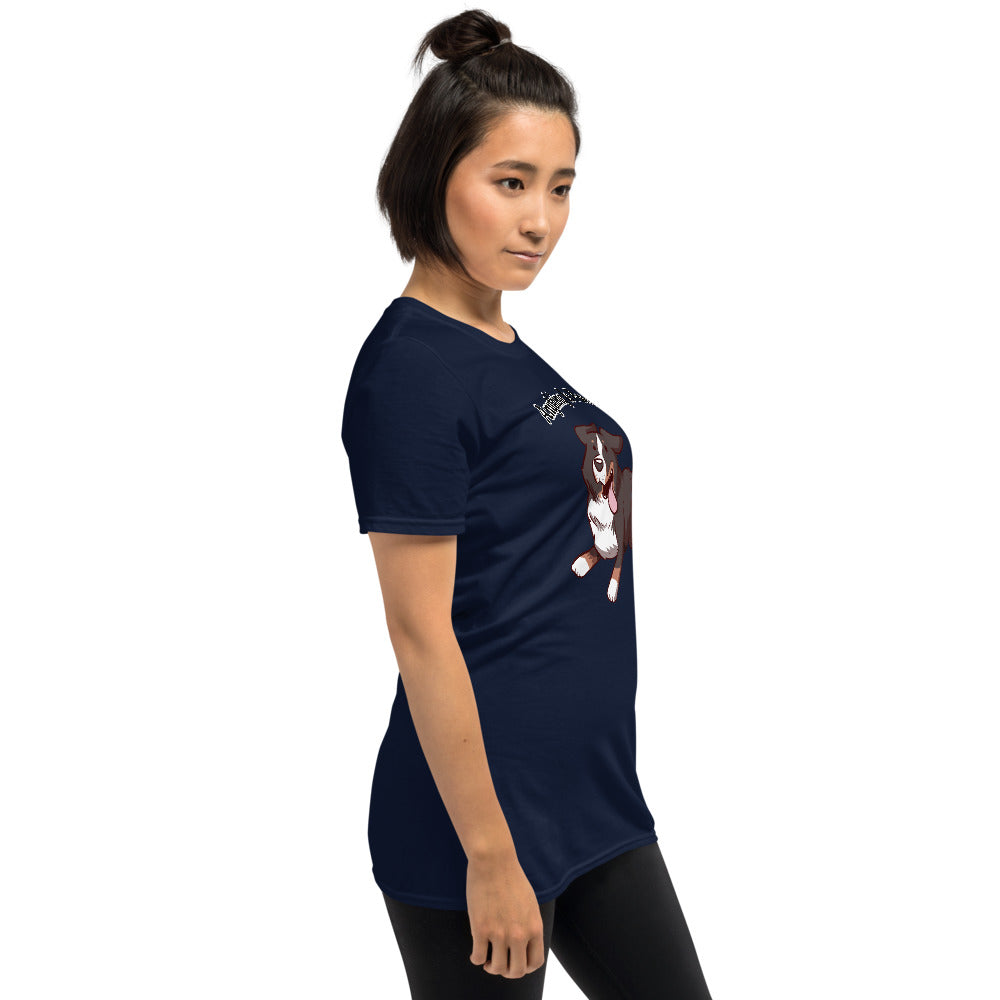 Short-Sleeve Unisex T-Shirt- Footloose Bunsen- Pawsible!