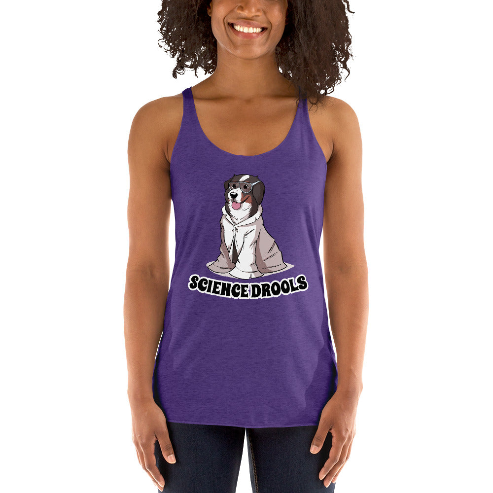 Women's Racerback Tank- Science Drools