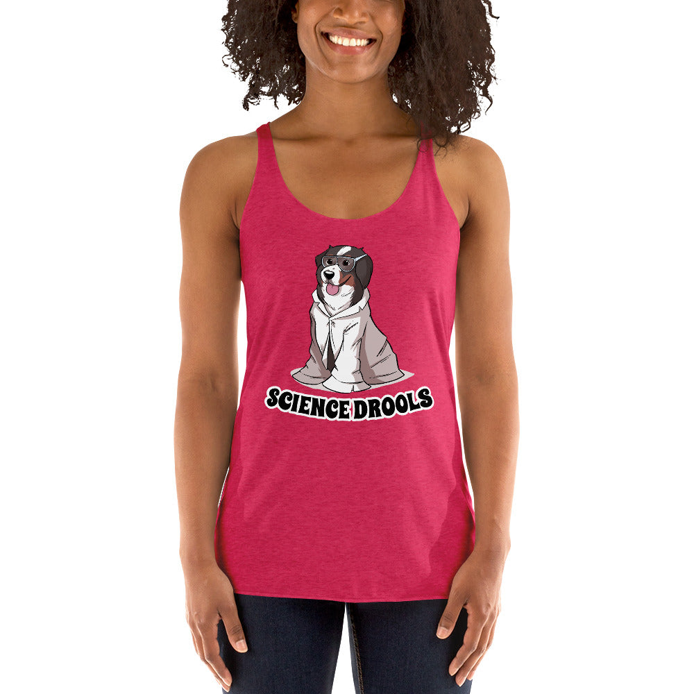 Women's Racerback Tank- Science Drools
