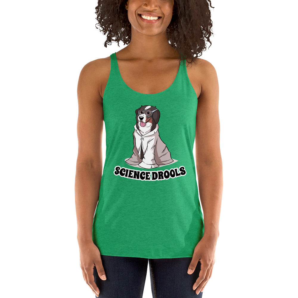 Women's Racerback Tank- Science Drools
