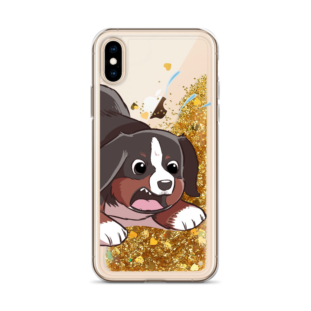 Liquid Glitter Phone Case- Baby Bunsen
