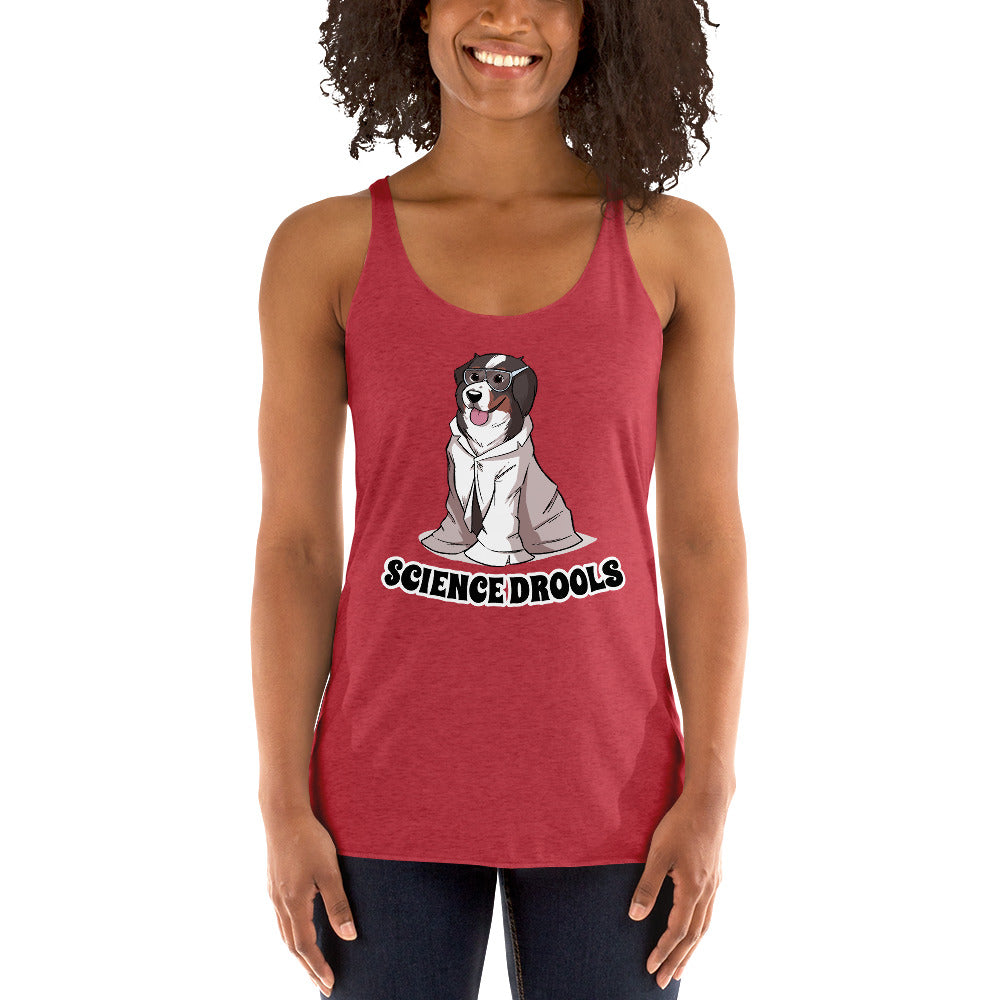 Women's Racerback Tank- Science Drools