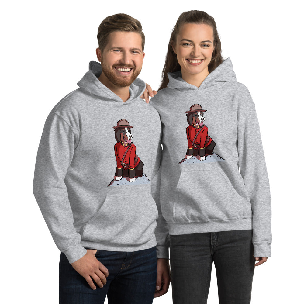 Unisex Hoodie- Just Mountie Bunsen