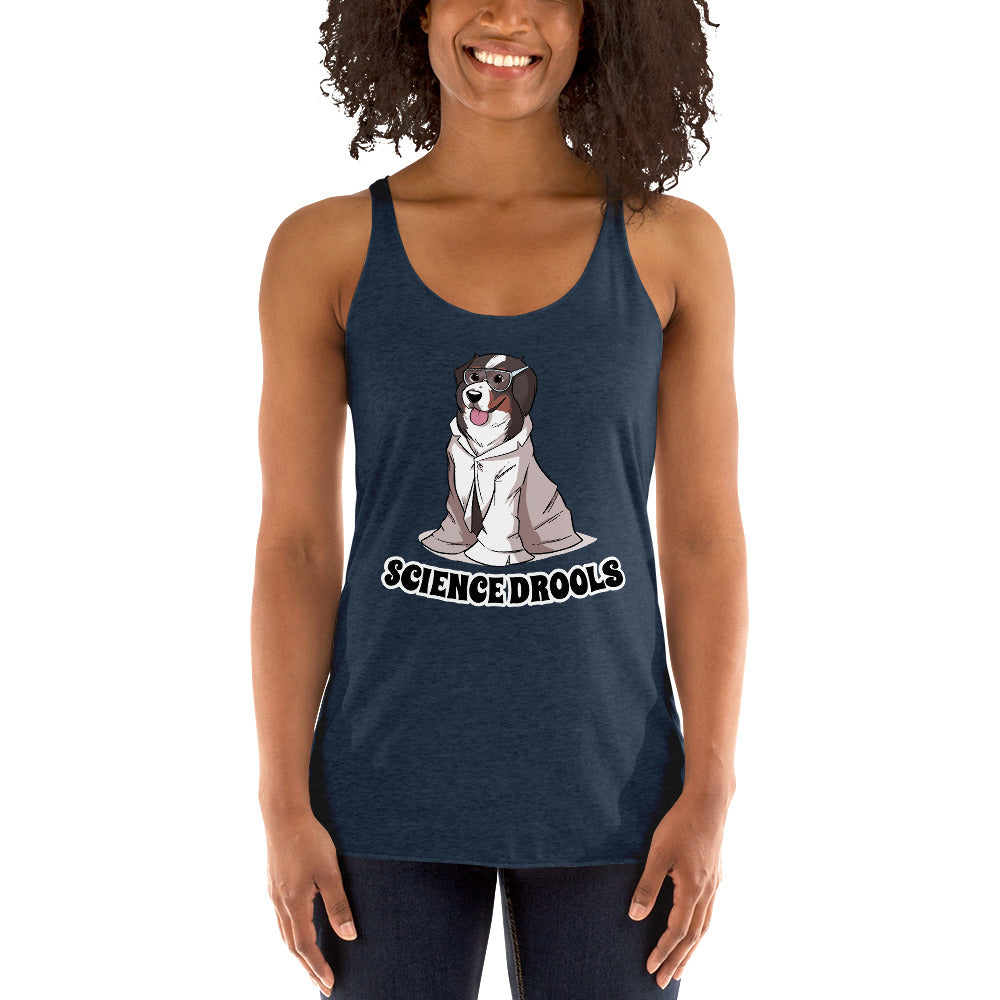 Women's Racerback Tank- Science Drools