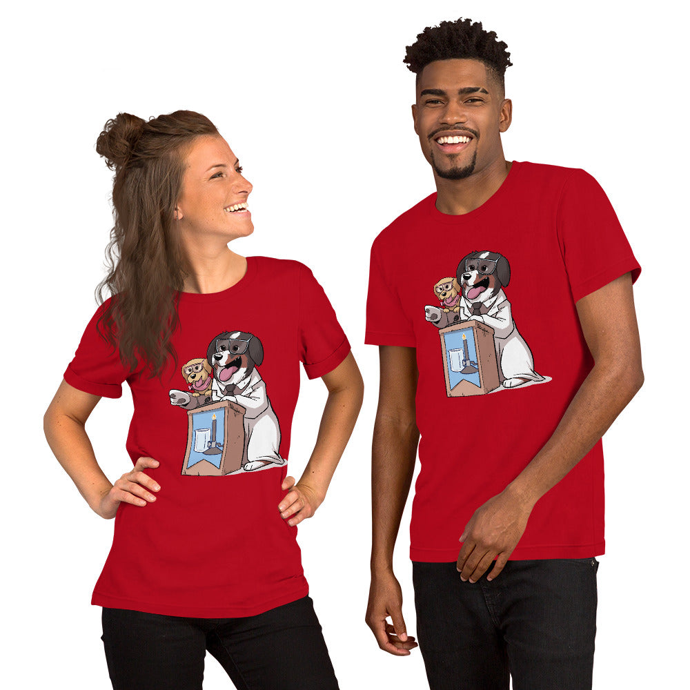 Short-Sleeve Unisex T-Shirt- Bunsen & Beaker 2020