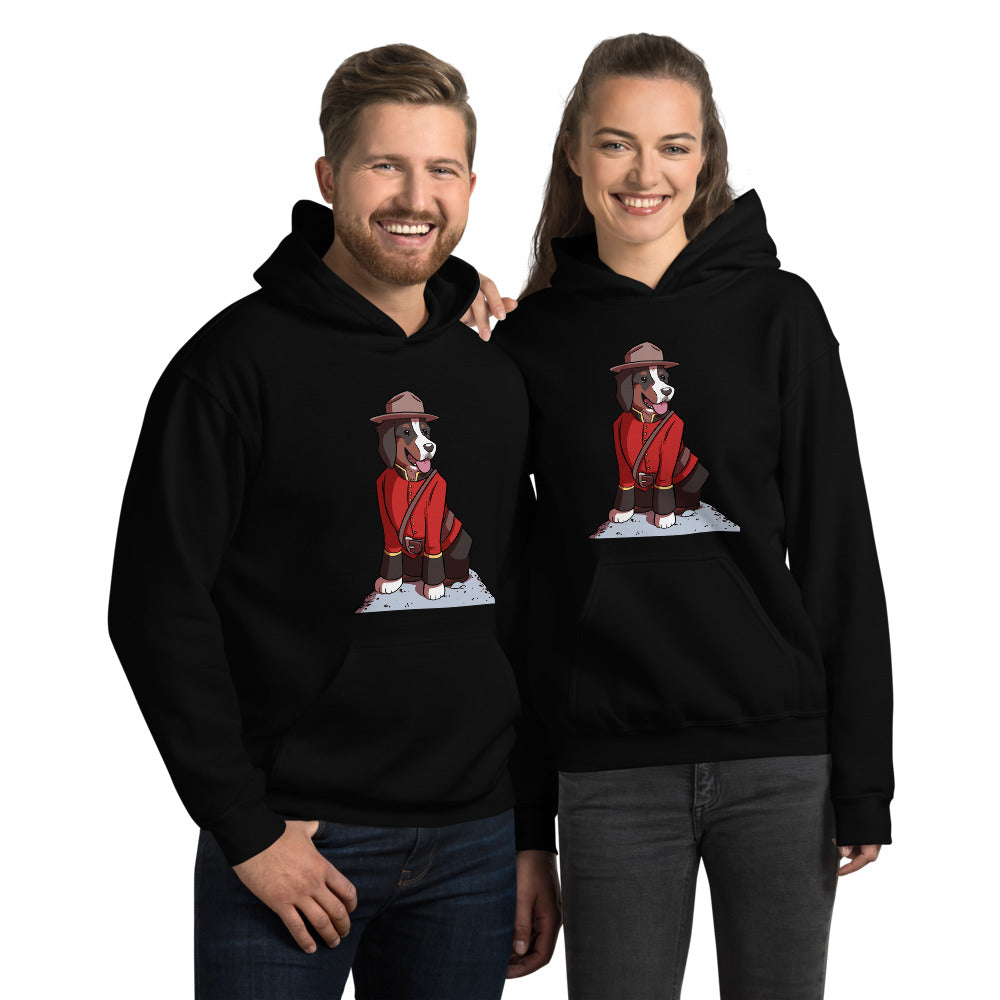Unisex Hoodie- Just Mountie Bunsen