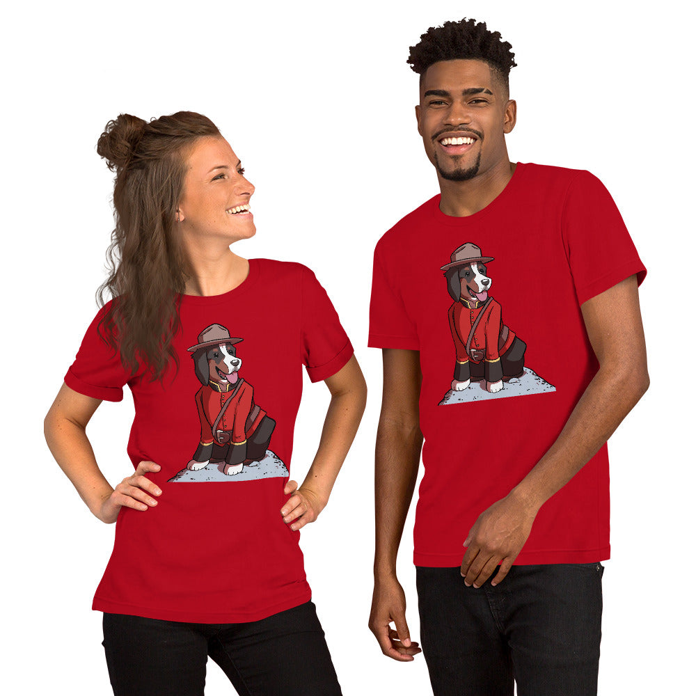 Short-Sleeve Unisex T-Shirt- Mountie Bunsen