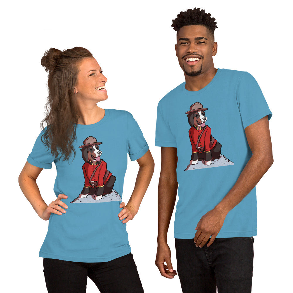 Short-Sleeve Unisex T-Shirt- Mountie Bunsen