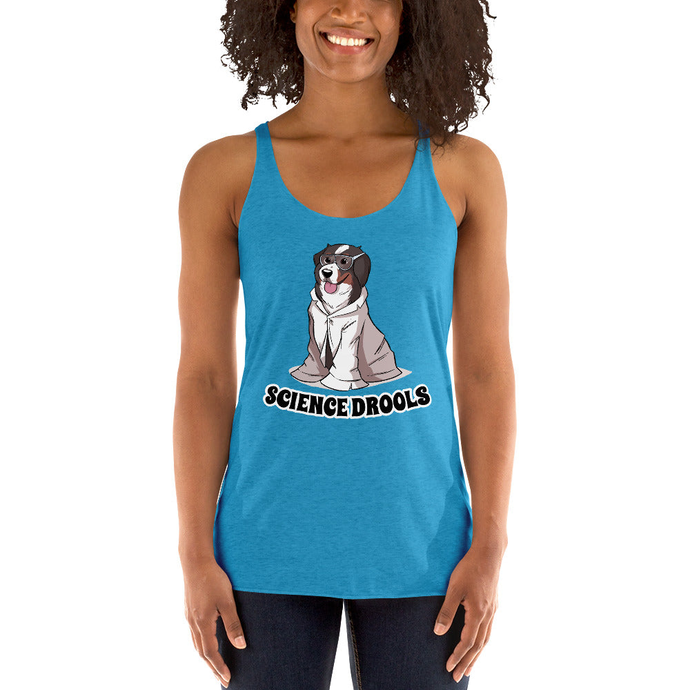 Women's Racerback Tank- Science Drools