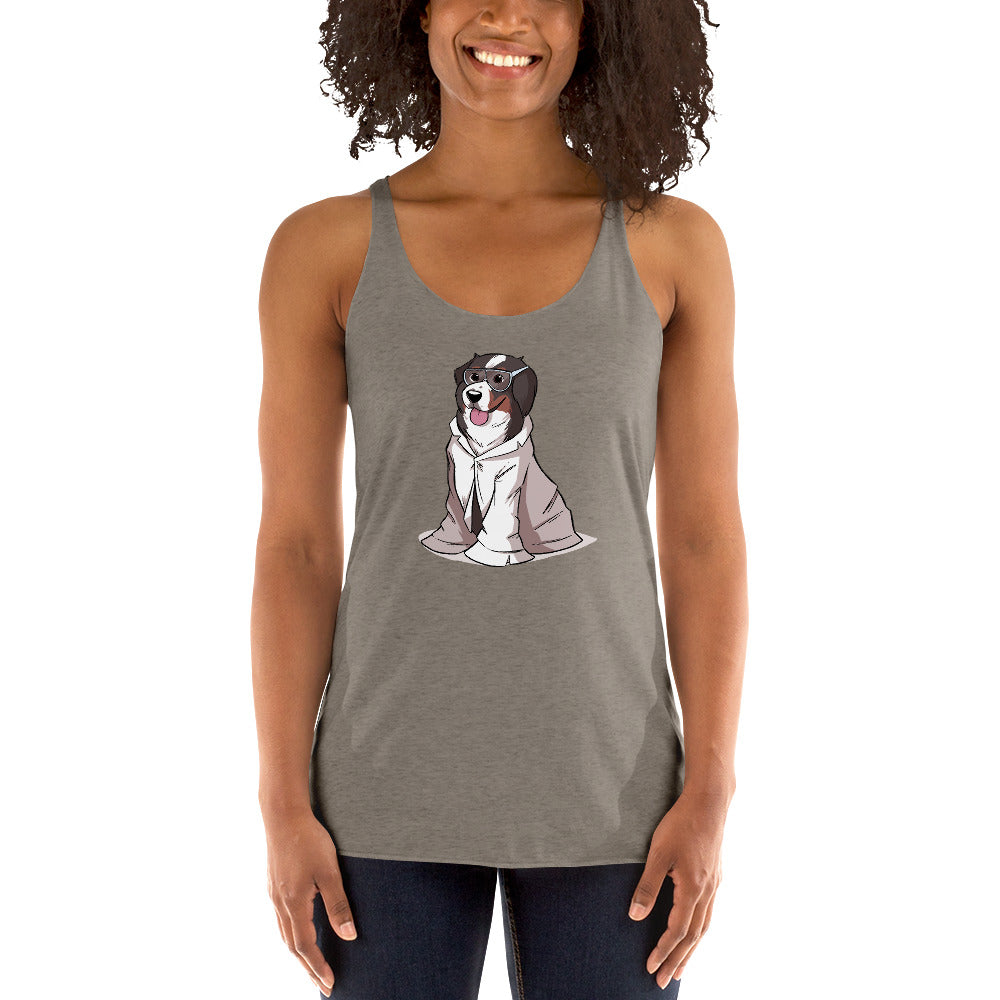 Women's Racerback Tank- Just Bunsen