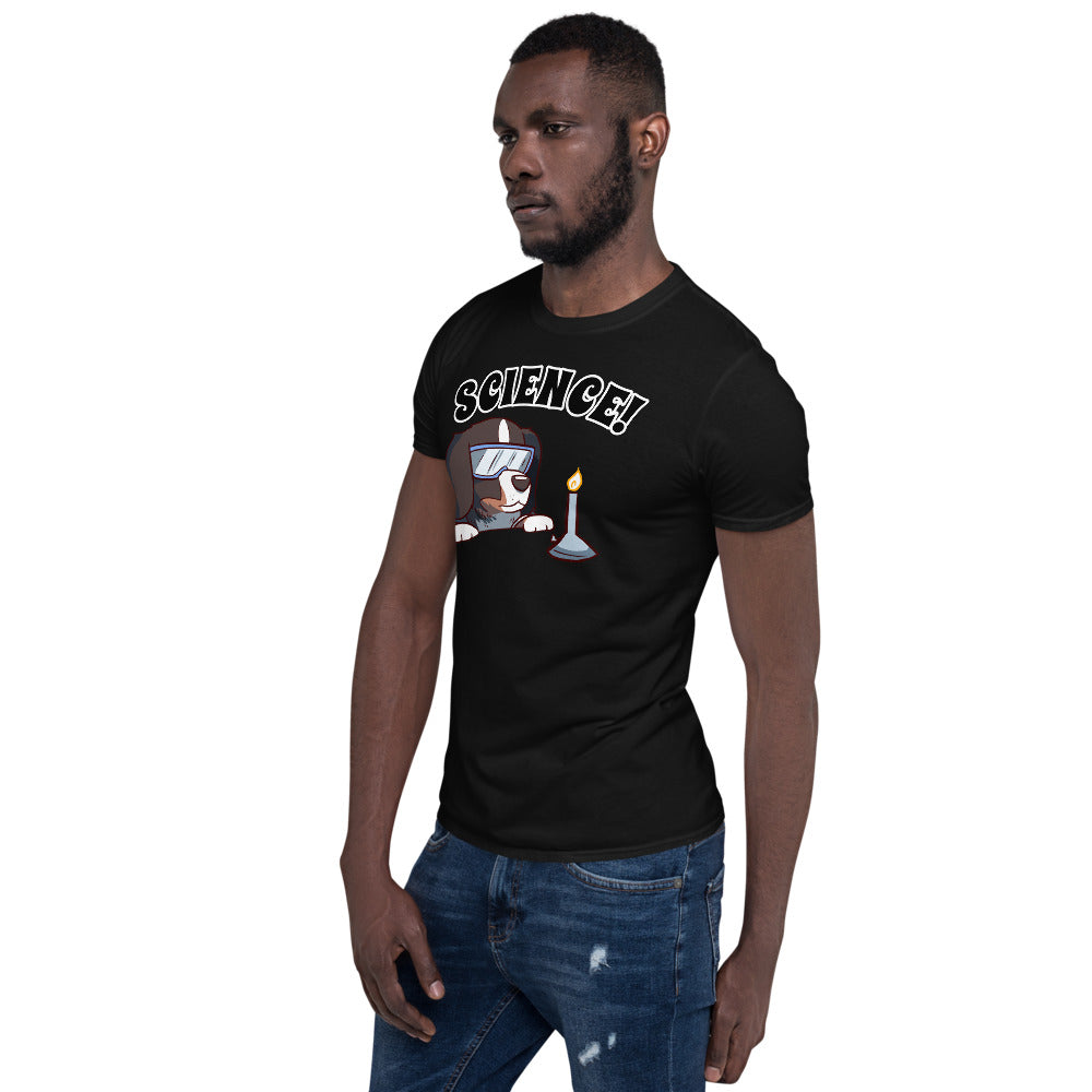 Short-Sleeve Unisex T-Shirt- Bunsen Berner - Science!