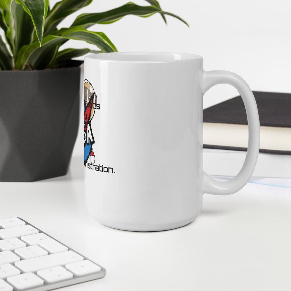 Mug- Space Bunsen- Puppy Aeronautics and Space Administration.