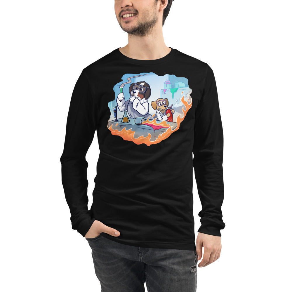 Unisex Long Sleeve Tee- Mad Science