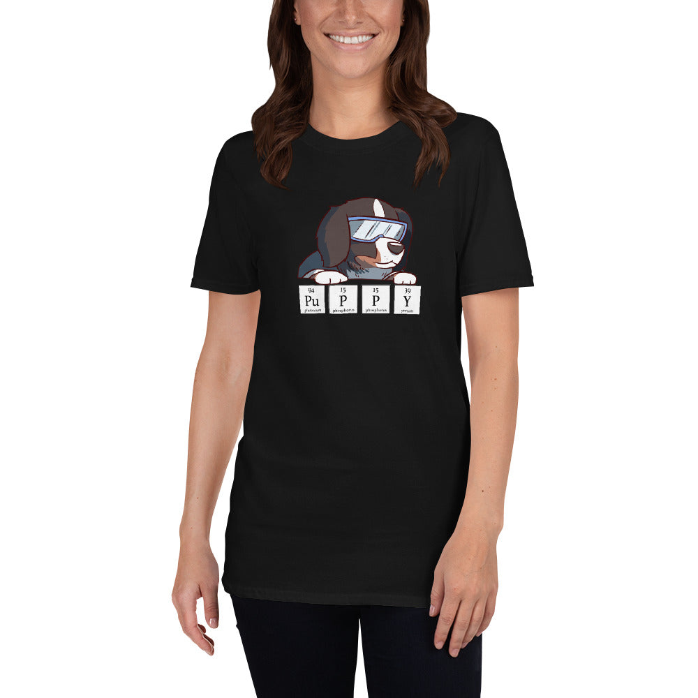 Short-Sleeve Unisex T-Shirt- SCIENCE PUPPY!